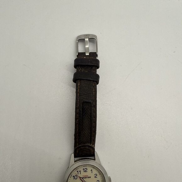 Timex Expedition Women T41181 Dress Leather Quartz Analog 25mm Watch New Battery - Picture 9 of 9